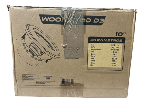 Subwoofer 10 1000w Rms- Od Design| Od D3 10d4 Negro
