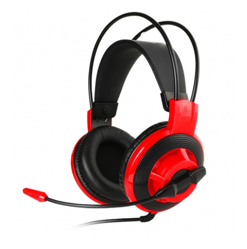 Headset Gamer Msi Ds501 - Vermelho/preto