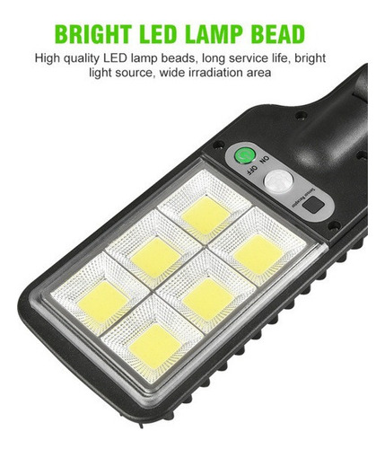 , 4pcs Luz De Calle Solar Remota Sensor De Movimiento Luz
