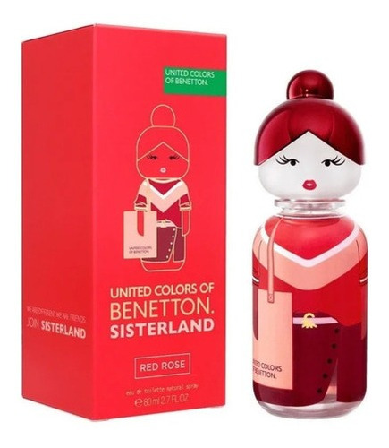 Perfume Mujer Benetton Sisterland Red Rose 80ml
