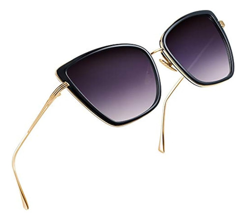 Joopin Fashion Cat Eye Sunglasses Mujeres Retro Transparent 