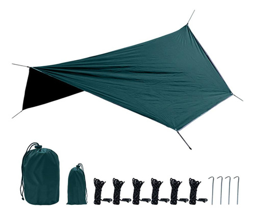 Lona Liviana Para Carpa Impermeable, Fuerte Verde Oscuro