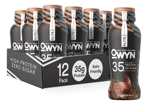 Owyn Pro Elite - Batido De Protenas Veganas A Base De Planta