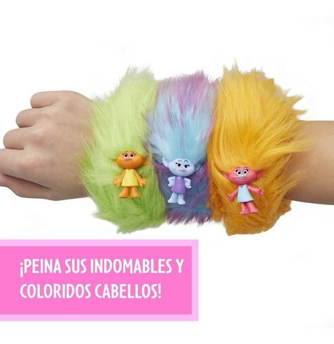 Trolls Abrazos Peludos Brazalete Sorpresa Hasbro