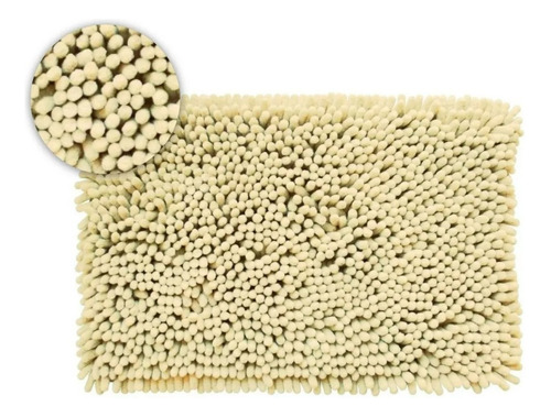 Alfombra De Baño Super Absorbente Jean Cartier Shaggy 