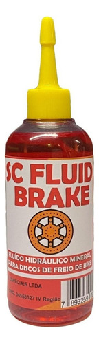 Óleo Mineral Freio Hidráulico Disco Bike Fluid Brake 100ml