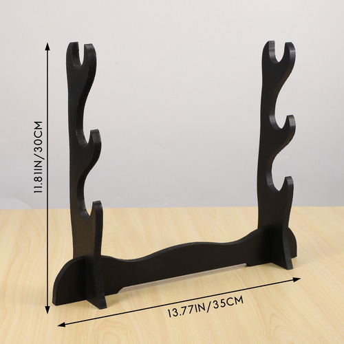 Soporte De 3 Niveles Para Espadas Y Katanas Con Forma De Esp