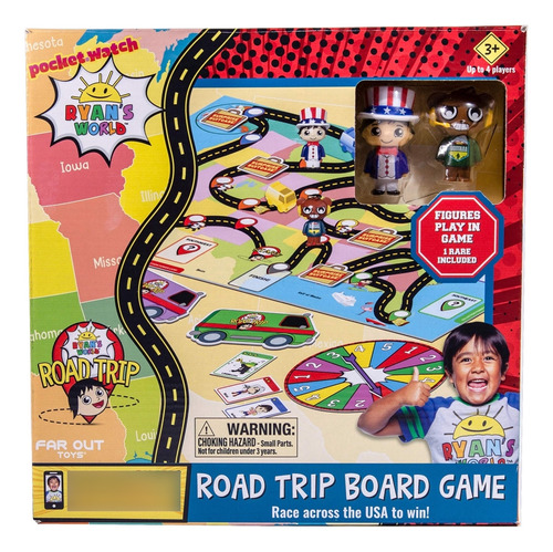 Far Out Toys - Juego De Mesa Ryans World Road Trip | Incluy.