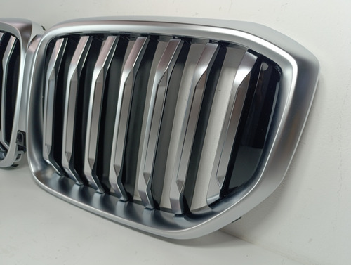 Grade Dianteira Prateada Bmw X5 G05 2022 2023 2024 Novo