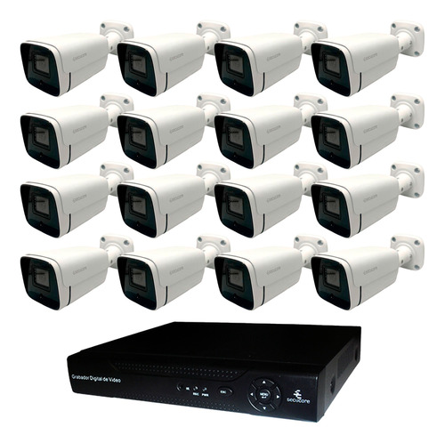 Kit Cctv Vigilancia Seguridad 16 Cámaras Ip Video Hd 4k Nvr