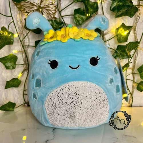 Squishmallows Natnat Alien Con Flores Peluche 20cm Jazwares