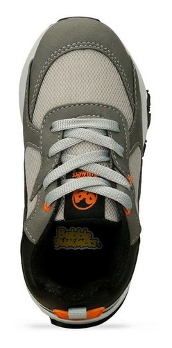 Imagen 4 de 5 de Tenis Deportivos Azul-gris Bubblegummers Orlando Niño
