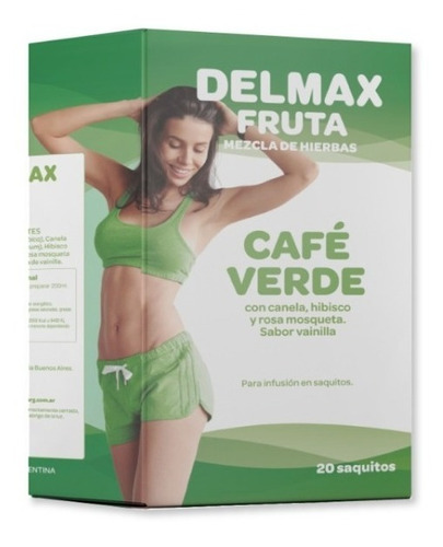 Cafe Verde X 20  Saquitos - Delmax Fruta