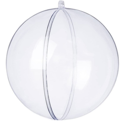 Bambalinas Esfera Transparentes Rellenables 6cm 10und