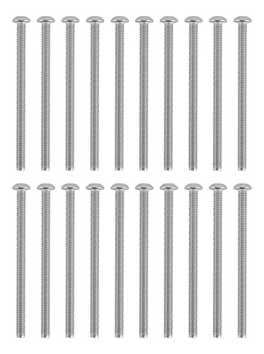 Tornillos Hexagonales Con Cabeza De Botón, 50 Piezas, Acero