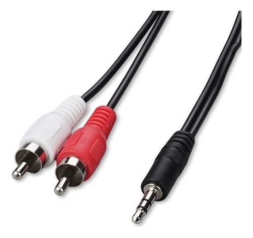Cable Jack 3.5mm Miniplug A Rca (blanco Y Rojo) 1.8 Metros