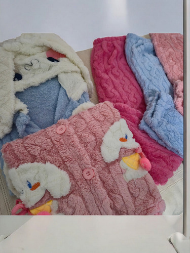 Pijama Bata Capucha Juvenil Talle Reales Cinnamorrol Sanrio