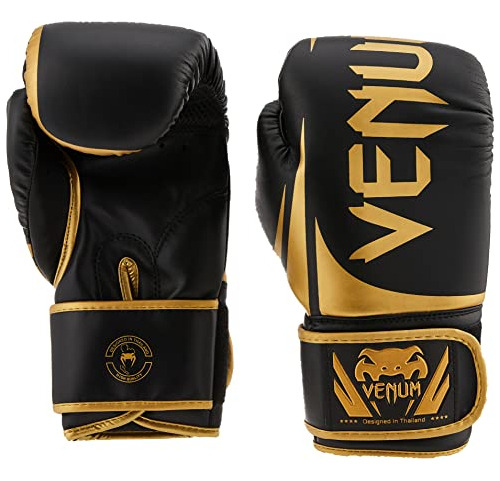 Guantes De Boxeo Venum Challenger 2.0 - Negro/oro - 14 Oz