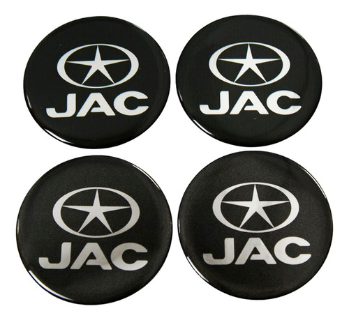 Adesivos Emblema Resinado Roda Jac 55mm Cl2