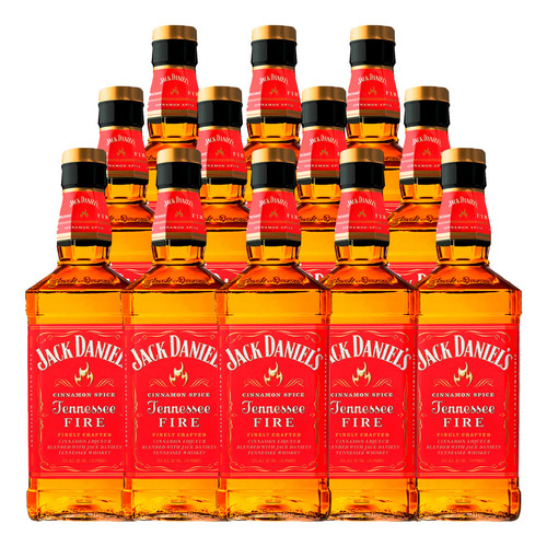 Jack Daniel's Bourbon Tennessee Fire Estados Unidos pacote x 12 un