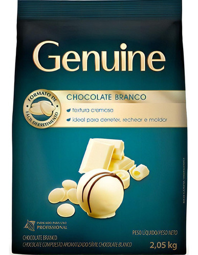 Chocolate Branco Moeda 2,05kg Genuine