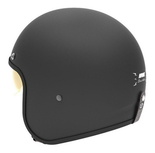Imagen 4 de 6 de Casco Moto Abierto Hawk 721 Negro Mate Cuotas En Devotobikes