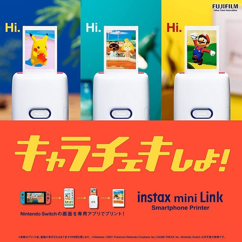 Imagen 5 de 5 de Fujifilm Instax Mini Link Smartphone Impresora Fotos Pikachu