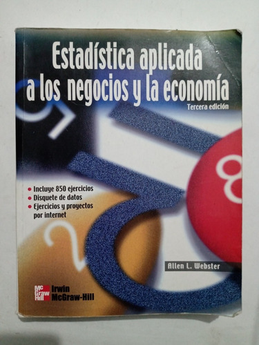 Estadística Aplicada A Los Negocios Y La Economía 3 E Allen (Usado)