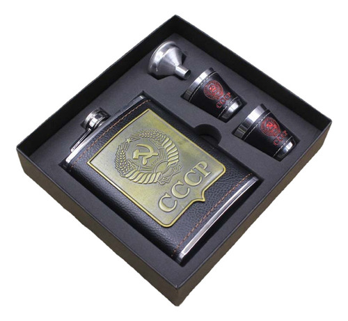 8oz Botella De Licor De Viaje Portátil De Acero Inoxidable