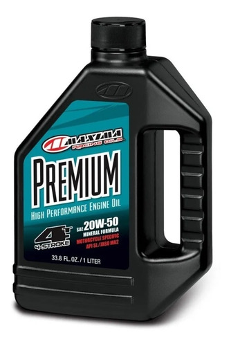 Aceite Para Moto Premium 20w50 4t Maxum-4 1lt Maxima