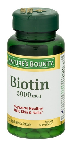 Biotin 5000mcg Evita La Caida Del Cabello Importado Usa