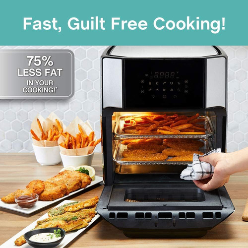 Imagen 5 de 7 de Air Fryer Oven 12 Freidora De Aire Eléctrica De 6 Cuar...