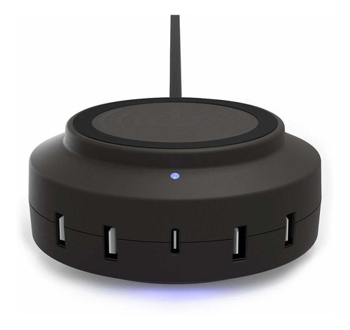 Chargehub X5+ Elite , Cargador Inalámbrico Qi De 5 W Y Est.