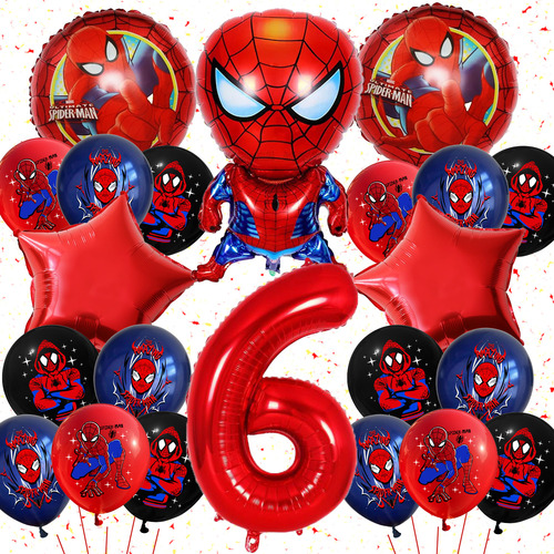 Globos Numero 6 Años Decoración Globos Cumpleaños Para Niñas Bordó