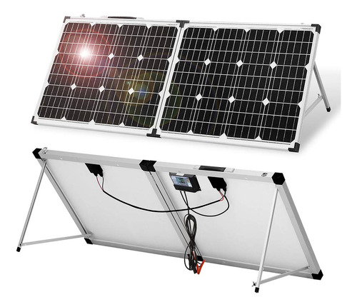 Panel Solar Plegable 100w 50x2 18v Monocristalino Portã...