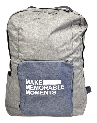 Mochila Plegable  Make Memorable Moments 