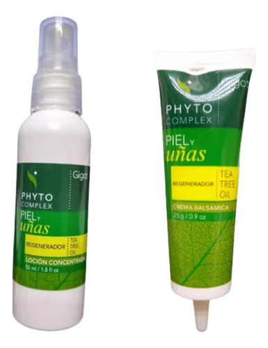 Kit Gigot Phytocomplex Piel Y Uñas Anti Hongos Tea Tree Oil 