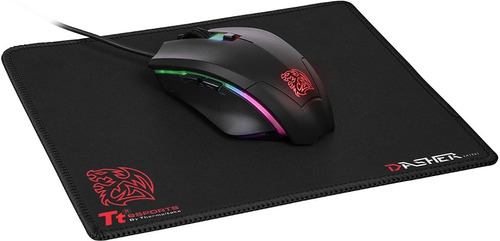 Mouse + Mousepad Gamer De Juego Tt Esports Talon Elite Rgb