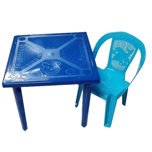 Mesa Desarma-ble +4silla Niños  Escritorio Comedor Plástico