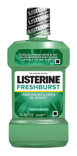 Listerine Fresh Burst Enjuague Bucal 250m Magistral Lacroze