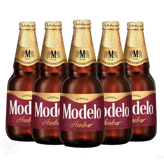 Cerveza Modelo Ámbar Lager 355 mL 12 unidades | MercadoLibre