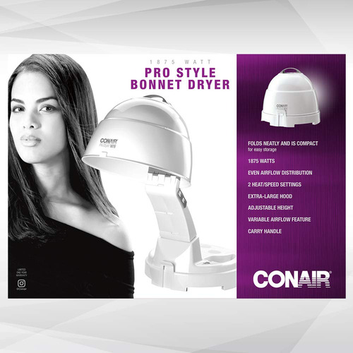 Secador De Cabelo Conair Bonnet 1875w Pro Style Ionic Com Ca