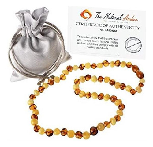 Amberjewelry Collar De Ámbar Báltico - A1-1b, Collar De Cuen