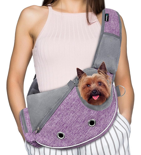 Petami Dog Sling Carrier Para Perros Pequeños, Puppy Carrier