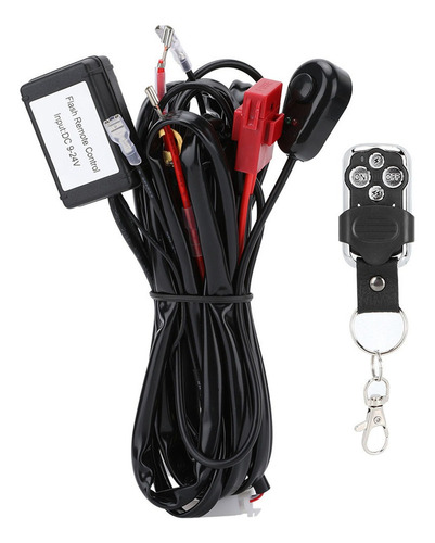 2m 2 Em 1 Led Fiação Arnês Controle Remoto Flash Strobe