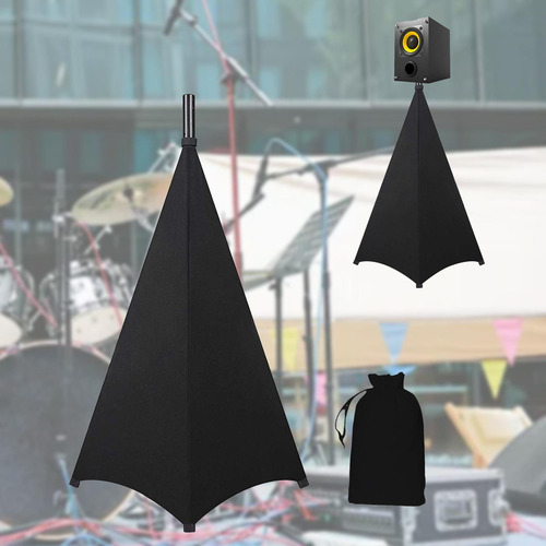 Cubierta Del Soporte Del Altavoz De La Luz De Negro 2 Lados