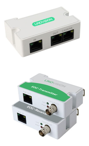 Actualizado Linovision Poe Over Coaxial Eoc Converter+ Mini 