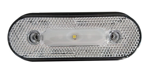 Luz Lanterna Lateral 3led Facchini Carreta/caminhão Cristal