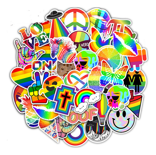 Adesivos De Arco-íris Lgbt Para Adesivos De Laptop