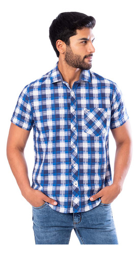 Camisa Clasico Cuadros Hombre Larsen C-mc